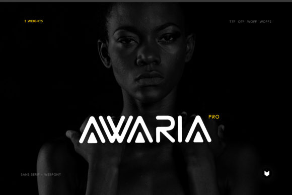 Awaria Pro Font for Modern Branding Projects