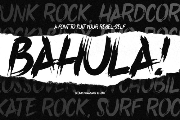 Bahula: The Rebellious Font That Speaks Loudly