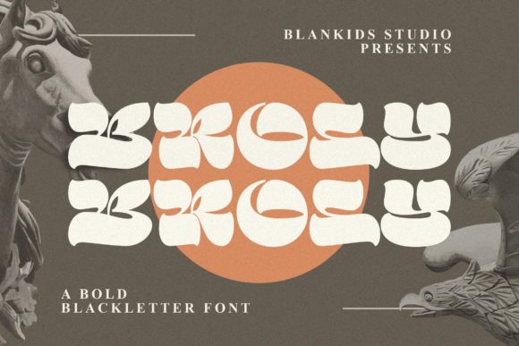Broly Font: A Bold Blackletter Typeface for Modern Branding