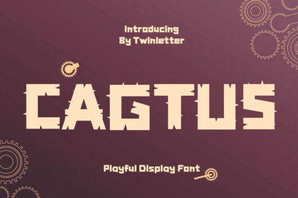 Cagtus: The Bold Display Font Your Creations Need