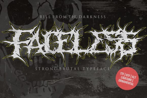 Faceless: A Modern Display Font for Bold Marketing Visuals