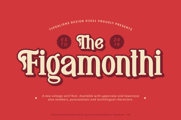 Figamonthi: A Vintage Display Font Built for Modern Campaigns