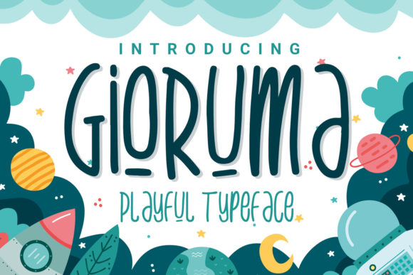 Gioruma: A Cute Display Font for Digital Brands