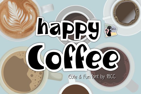 Happy Coffee: A Display Font for Thoughtful Editorial Moods
