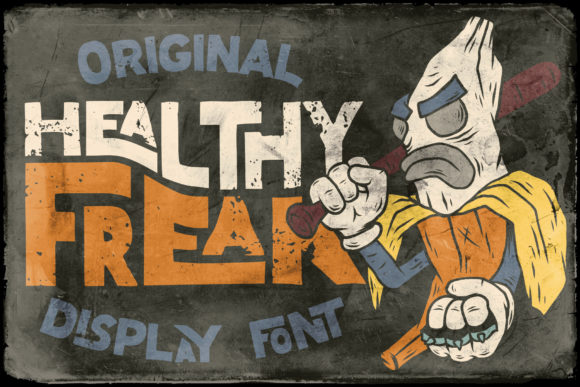 Healthy Freak: A Display Font with a Playful Yet Confident Edge