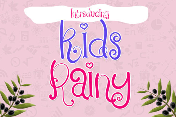 How Kids Rainy Font Adds Personality to Modern Web Layouts