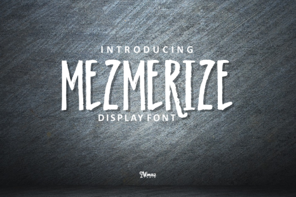 Mezmerize Font: Testing a Grungy Display Typeface in Real Campaign Graphics