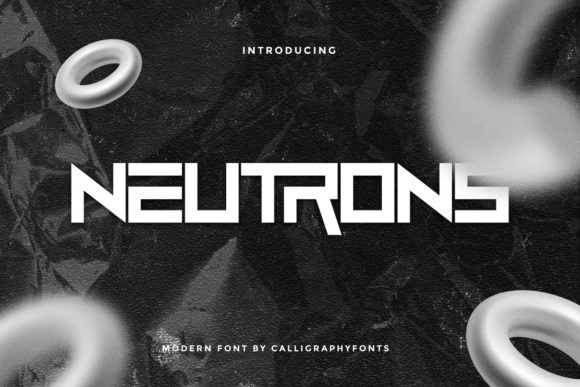 Neutrons: A Display Font for Bold, Beautiful Products