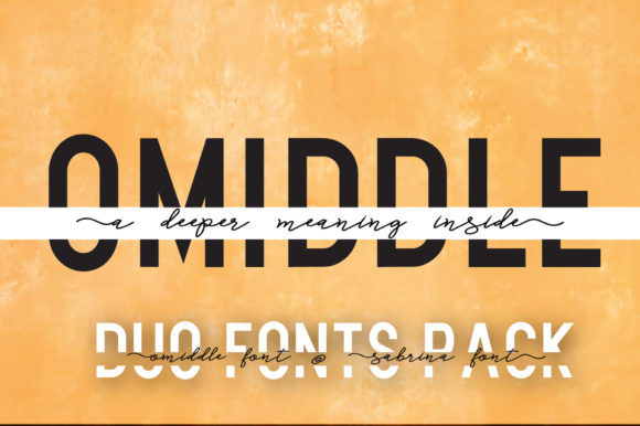 Omiddle: The Font Duo for Crafters Who Sell with Style