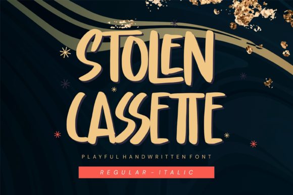 Stolen Cassette: A Display Font Built for Digital Playfulness