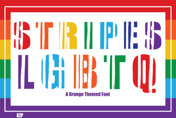 Stripes LGBTQ: A Festive Font That Builds a Better Brand