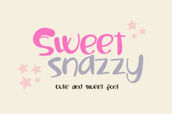 Sweet Snazy Font: A Crafting Tool for Playful Projects