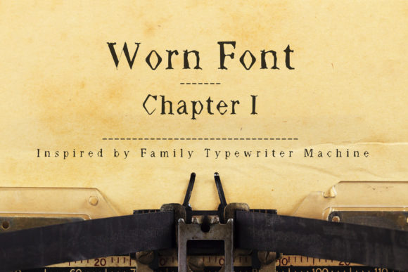 Using Worn as a Branding Font for Dark, Atmospheric Designs