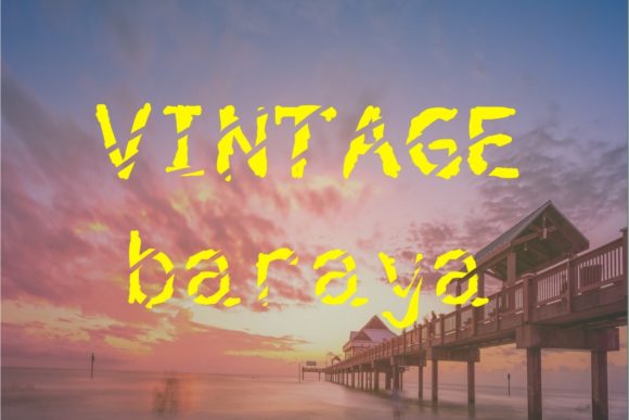 Vintage Baraya: A Modern Script Font for Practical Branding